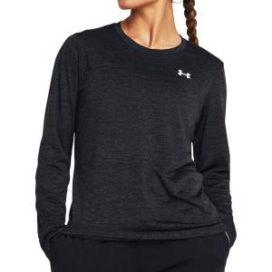 imageUnder Armour Womens Tech Twist Long Sleeve Crew001 Black  Jet Gray  White
