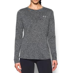 imageUnder Armour Womens Tech Twist Long Sleeve CrewBlack Graphite