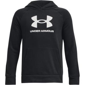 imageUnder Armour boys Rival Fleece Big Logo Hoodie001 Black   White