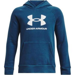 imageUnder Armour boys Rival Fleece Big Logo Hoodie426 Varsity Blue   White