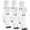 imageUnder Armour Adult Performance Tech Crew Socks 3 and 6 PackWhite 6pairs