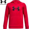 imageUnder Armour Boys Armour Fleece Big Logo Hoodie600 Red   Black