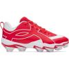 imageUnder Armour Boys Leadof Icon Low Rm Jr Baseball Cleats Sneaker600 RedRedWhite