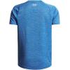 imageUnder Armour Boys Tech Textured Short Sleeve T Shirt402 Blue Atlantis   White