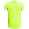imageUnder Armour Boys Tech Textured Short Sleeve T ShirtHighvisibility YellowHydro Teal