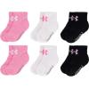 imageUnder Armour Girls Multi Pack Quarter SockLight Pink
