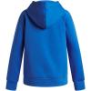 imageUnder Armour Girls Rival Fleece Shimmer Hoodie402 Blue Atlantis   Iridescent