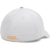 imageUnder Armour Mens Blitzing Cap Stretch Fit014 Halo Gray   Squad Orange