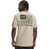 imageUnder Armour Mens Freedom Banner Short Sleeve T Shirt290 Desert Sand   Black
