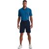 imageUnder Armour Mens Performance 20 Golf PoloCruise Blue 899Black