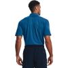 imageUnder Armour Mens Performance 20 Golf PoloCruise Blue 899Black