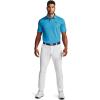 imageUnder Armour Mens Performance 20 Golf PoloElectric Blue 428Pitch Gray