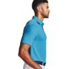 imageUnder Armour Mens Performance 20 Golf PoloElectric Blue 428Pitch Gray