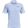 imageUnder Armour Mens Performance 20 Golf PoloIsotope Blue 438Pitch Gray