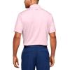 imageUnder Armour Mens Performance 20 Golf PoloPeach Frost 845Halo Gray