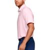 imageUnder Armour Mens Performance 20 Golf PoloPeach Frost 845Halo Gray