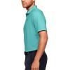 imageUnder Armour Mens Performance 20 Golf PoloRadial Turquoise 482Black