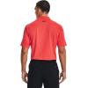 imageUnder Armour Mens Performance 20 Golf PoloRush Red 820Academy