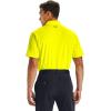 imageUnder Armour Mens Performance 20 Golf PoloYellow Ray 705Pitch Gray