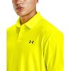 imageUnder Armour Mens Performance 20 Golf PoloYellow Ray 705Pitch Gray