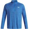 imageUnder Armour Mens Tech Textured Half Zip Long Sleeve402 Blue Atlantis   White