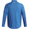 imageUnder Armour Mens Tech Textured Half Zip Long Sleeve402 Blue Atlantis   White