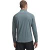 imageUnder Armour Mens Tech Textured Half Zip Long Sleeve587 Jasper Blue   White