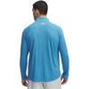 imageUnder Armour Mens Tech Textured Half Zip Long SleeveEther Blue  Tonic  White