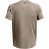 imageUnder Armour Mens Tech Textured Short Sleeve T Shirt200 Taupe Dusk   Black