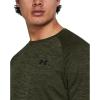 imageUnder Armour Mens Tech Textured Short Sleeve T Shirt390 Marine Od Green   Black