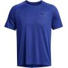 imageUnder Armour Mens Tech Textured Short Sleeve T Shirt400 Royal   Black