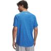 imageUnder Armour Mens Tech Textured Short Sleeve T Shirt402 Blue Atlantis   White