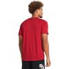 imageUnder Armour Mens Tech Textured Short Sleeve T Shirt600 Red   Black