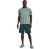 imageUnder Armour Mens Tech Textured Short Sleeve T ShirtEther Blue  Tonic  White