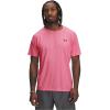 imageUnder Armour Mens Tech Textured Short Sleeve T ShirtPrime PinkBlack