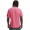 imageUnder Armour Mens Tech Textured Short Sleeve T ShirtPrime PinkBlack