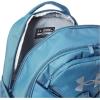 imageUnder Armour Unisex Hustle Pro Backpack Black 001Metallic Silver One Size Fits All414 Static Blue   Metallic Silver