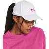 imageUnder Armour Womens Blitzing Wrapback101 White   Metallic Pink Edge