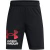 imageUnder Armour Boys Tech Logo ShortsShorts002 Black   Racer Red