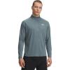 imageUnder Armour Mens Tech Textured Half Zip Long Sleeve587 Jasper Blue   White