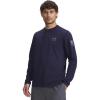 imageUnder Armour mens Cold Gear Infrared Freedom Henley410 Midnight Navy   Titan Gray