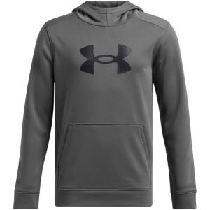imageUnder Armour Boys Armour Fleece Big Logo Hoodie025 Castlerock   Black