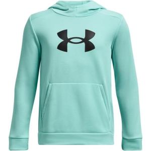 imageUnder Armour Boys Armour Fleece Big Logo Hoodie361 Neo Turquoise   Black