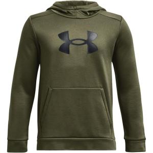 imageUnder Armour Boys Armour Fleece Big Logo Hoodie390 Marine Od Green   Black