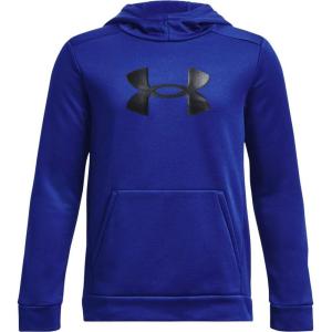 imageUnder Armour Boys Armour Fleece Big Logo Hoodie400 Royal   Black
