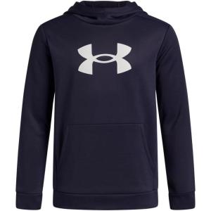 imageUnder Armour Boys Armour Fleece Big Logo Hoodie411 Midnight Navy   White