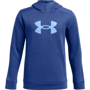 imageUnder Armour Boys Armour Fleece Big Logo Hoodie432 Tech Blue   Horizon Blue