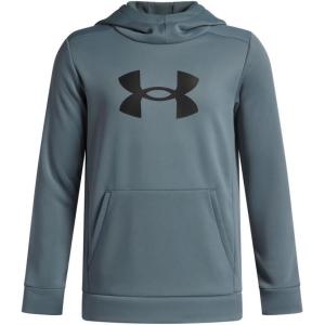 imageUnder Armour Boys Armour Fleece Big Logo Hoodie587 Jasper Blue   Black