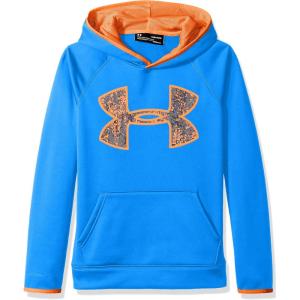 imageUnder Armour Boys Armour Fleece Big Logo HoodieMako Blue 983Magma Orange