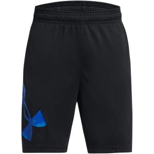 imageUnder Armour Boys Tech Big Logo Shorts001 Black   Highvis Yellow